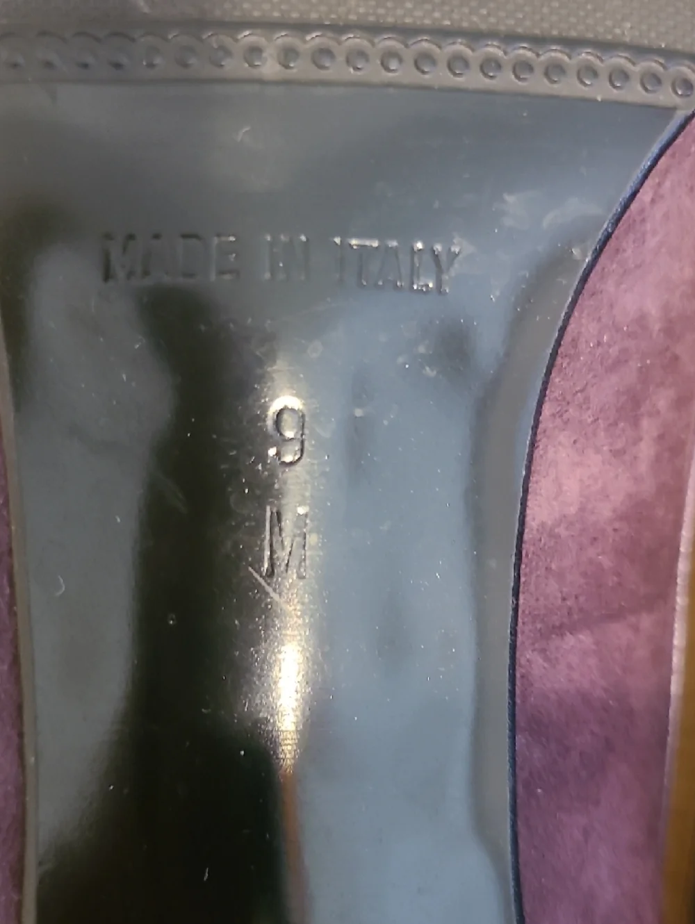 Vintage Casual Corner Women’s Purple Peep-Toe Heels with Bow